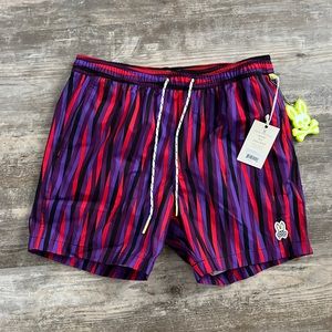 Psycho Bunny mens Larkin swim shorts size small NWT